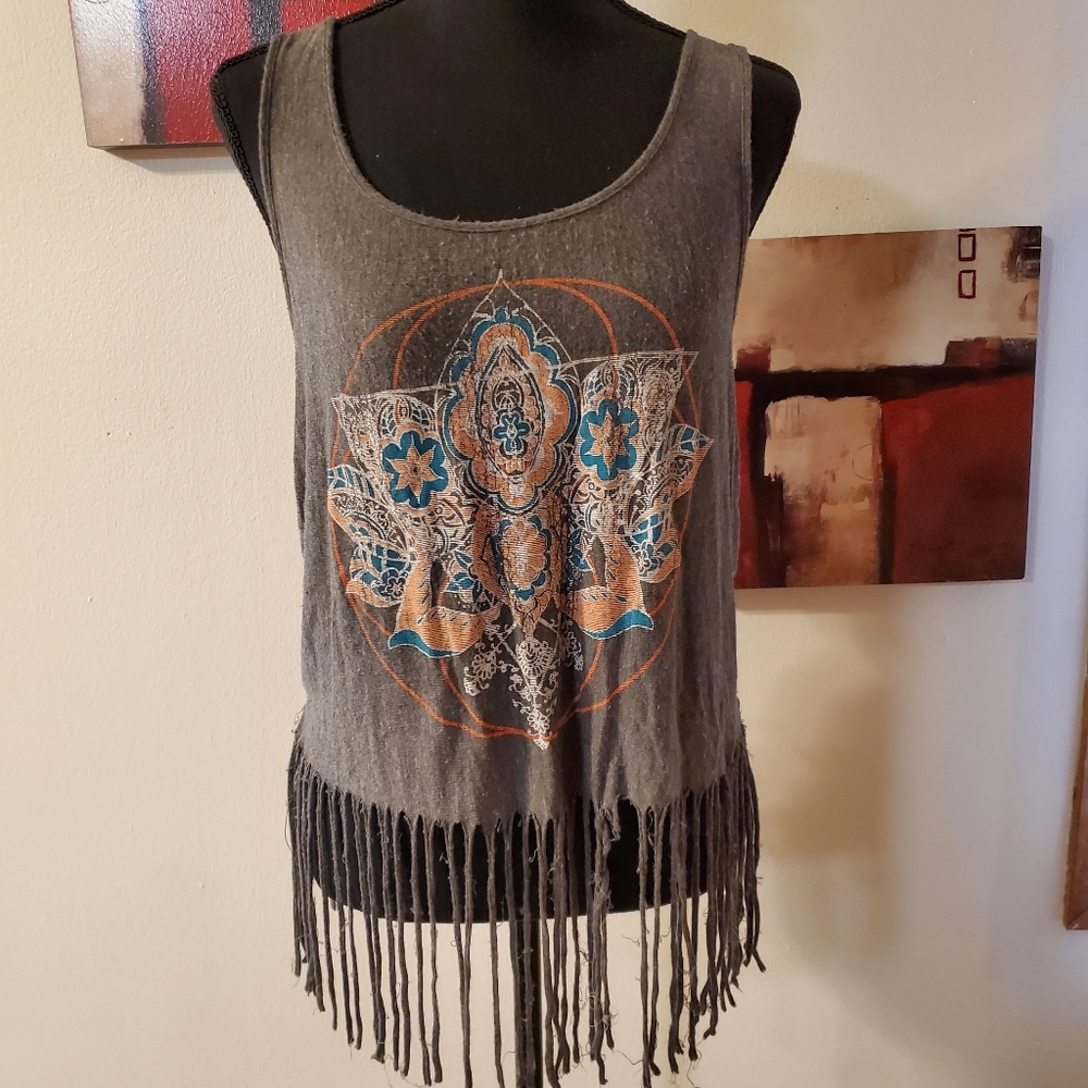 About a girl fringe tank